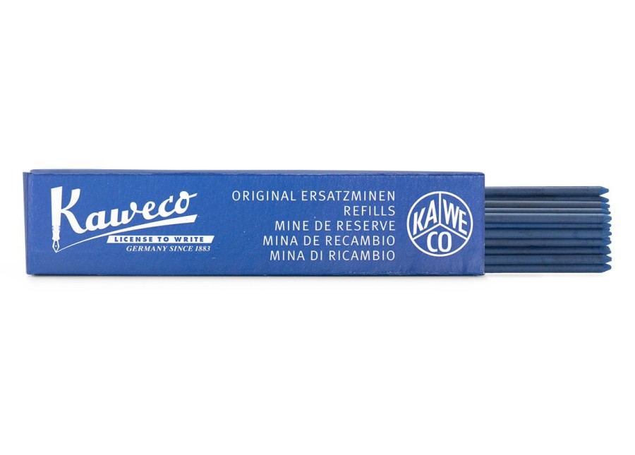 Accessories Kaweco | Kaweco Pencil Leads Blue 2.0 Mm - 24 Pcs