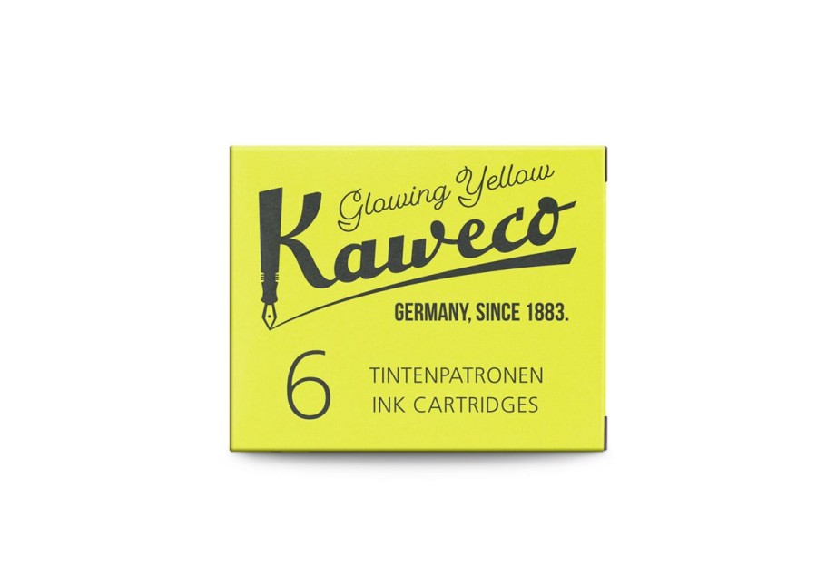 Accessories Kaweco | Kaweco Ink Cartridges 6 Pieces Glowing Yellow