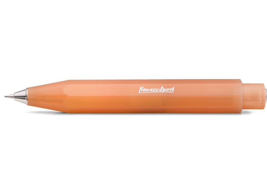 Pens Kaweco | Kaweco Frosted Sport Mechanical Pencil Soft Mandarin 0.7 Mm