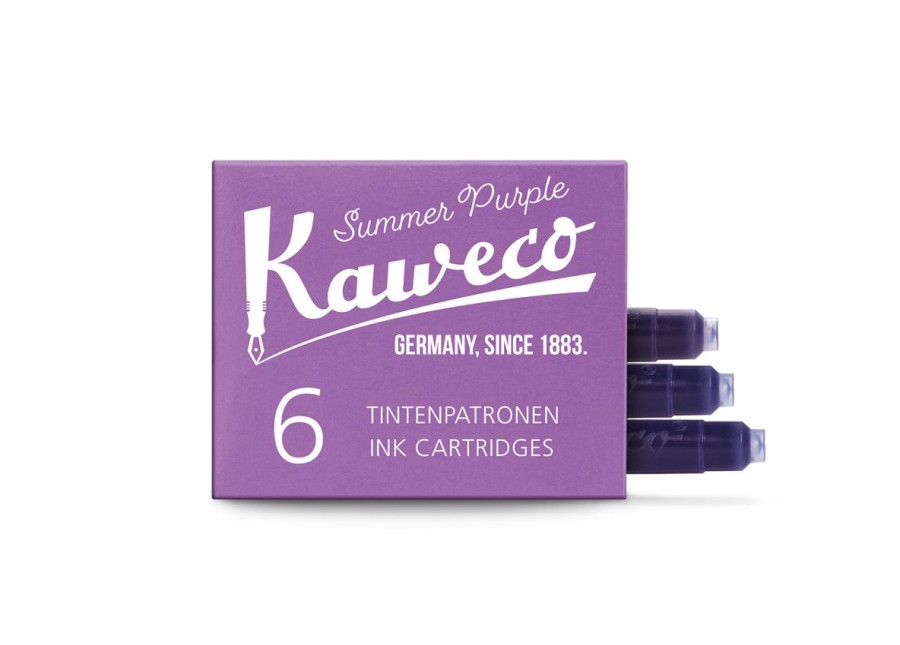 Accessories Kaweco | Kaweco Ink Cartridges Summer Purple 6-Pack