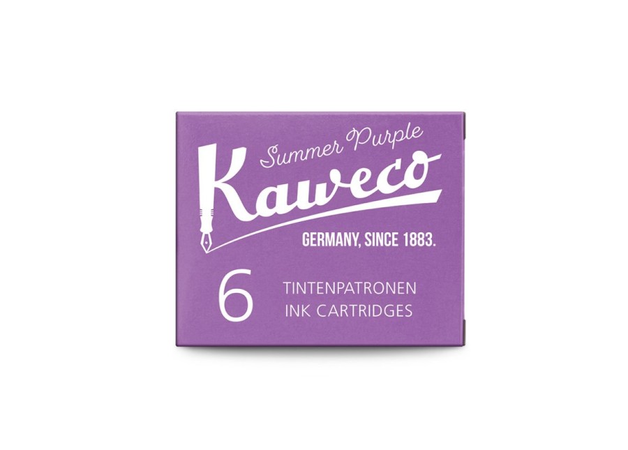 Accessories Kaweco | Kaweco Ink Cartridges Summer Purple 6-Pack