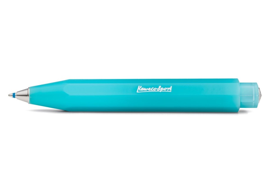 Pens Kaweco | Kaweco Frosted Sport Ball Pen Light Blueberry