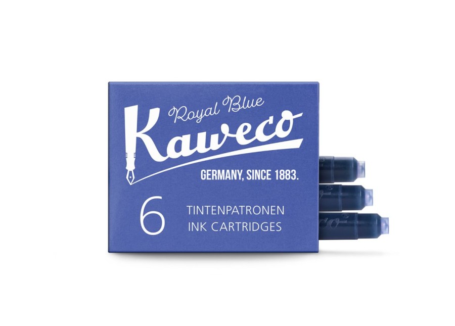 Accessories Kaweco | Kaweco Ink Cartridges Royal Blue 6-Pack