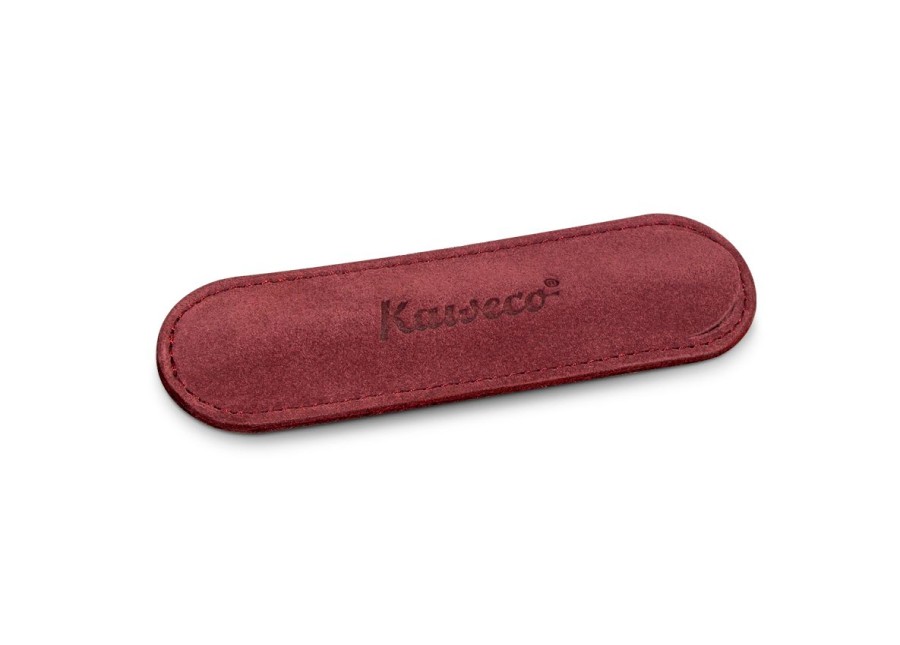 Accessories Kaweco | Kaweco Eco 1 Pouch Pen Velours Bordeaux For Sport