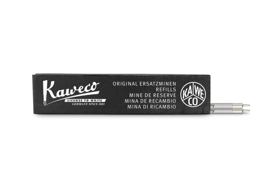 Accessories Kaweco | Kaweco D1 Ball Pen Refill Needle Point Black 0.5 Mm - 2 Pcs