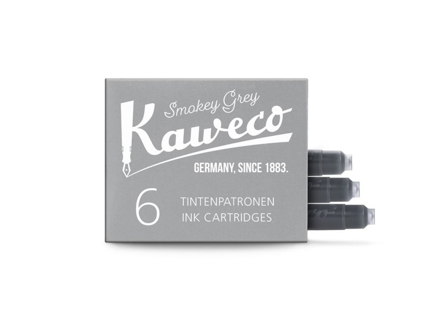 Accessories Kaweco | Kaweco Ink Cartridges 6-Pack Smoky Grey