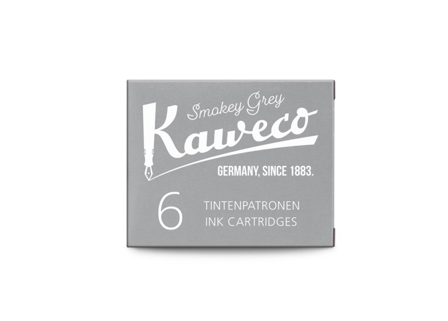 Accessories Kaweco | Kaweco Ink Cartridges 6-Pack Smoky Grey