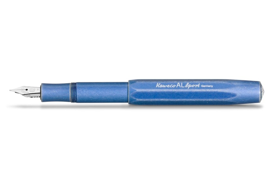 Pens Kaweco | Kaweco Al Sport Stonewashed Fountain Pen Blue