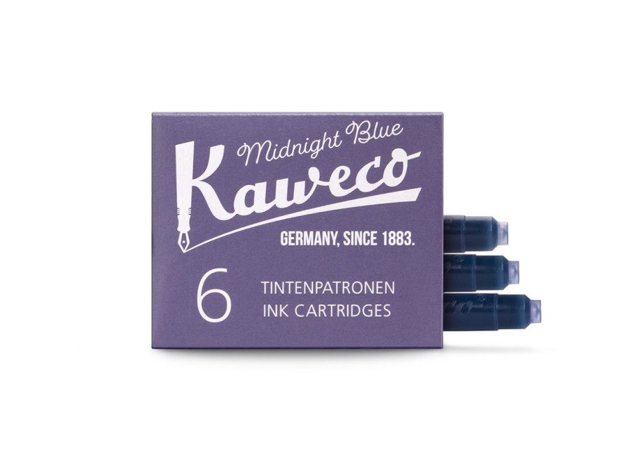 Accessories Kaweco | Kaweco Ink Cartridges 6-Pack Midnight Blue