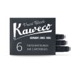 Accessories Kaweco | Kaweco Ink Cartridges 6-Pack Pearl Black