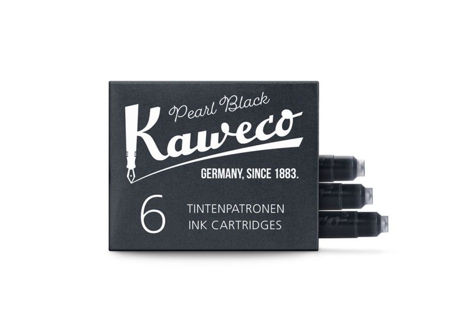 Accessories Kaweco | Kaweco Ink Cartridges 6-Pack Pearl Black