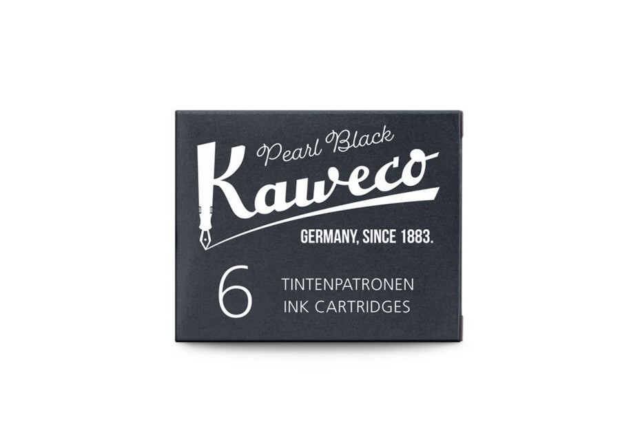 Accessories Kaweco | Kaweco Ink Cartridges 6-Pack Pearl Black