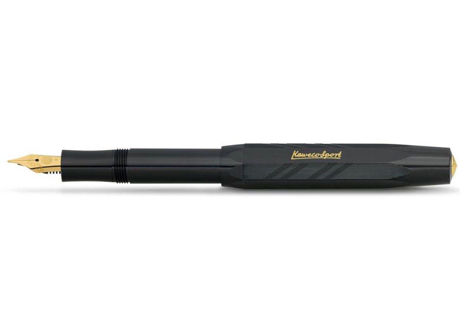 Pens Kaweco | Kaweco Classic Sport Guilloche Fountain Pen Black