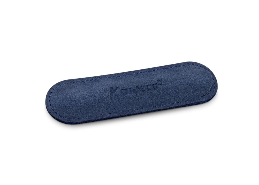 Accessories Kaweco | Kaweco Eco 1 Pen Pouch Velours Navy For Sport