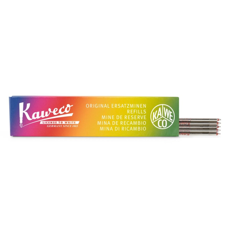 Accessories Kaweco | Kaweco D1 Ball Pen Refill Red 1.0 Mm - 5 Pcs.