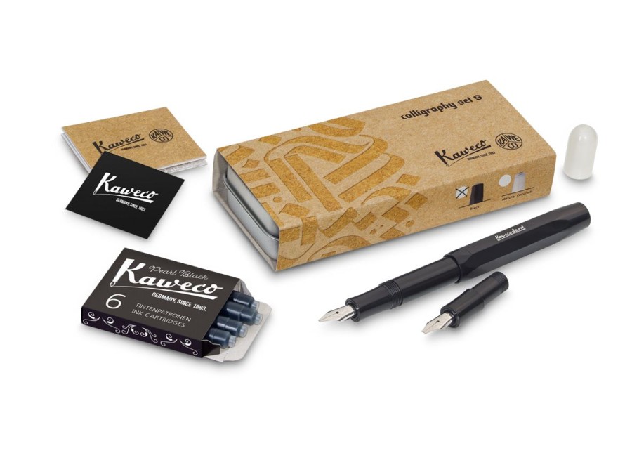 Pens Kaweco | Kaweco Calligraphy Sport Set "S" Black