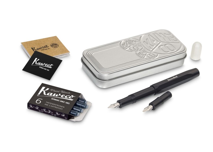 Pens Kaweco | Kaweco Calligraphy Sport Set "S" Black