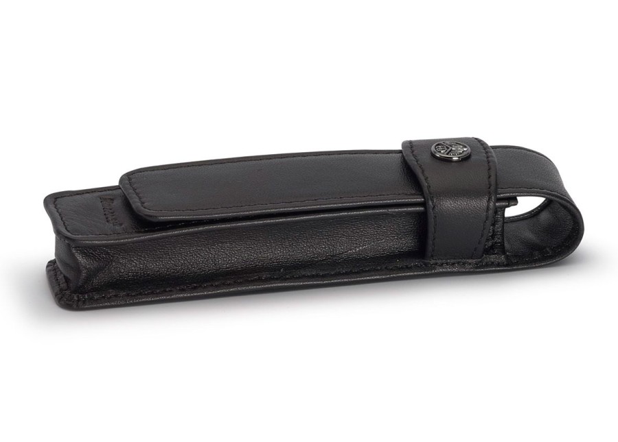 Accessories Kaweco | Kaweco 1-Pen Flap Pouch Black Long