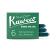 Accessories Kaweco | Kaweco Ink Cartridges 6-Pack Palm Green