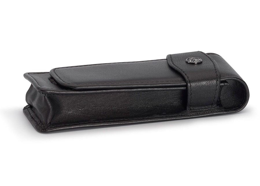 Accessories Kaweco | Kaweco 2-Pen Flap Pouch Black For Sport