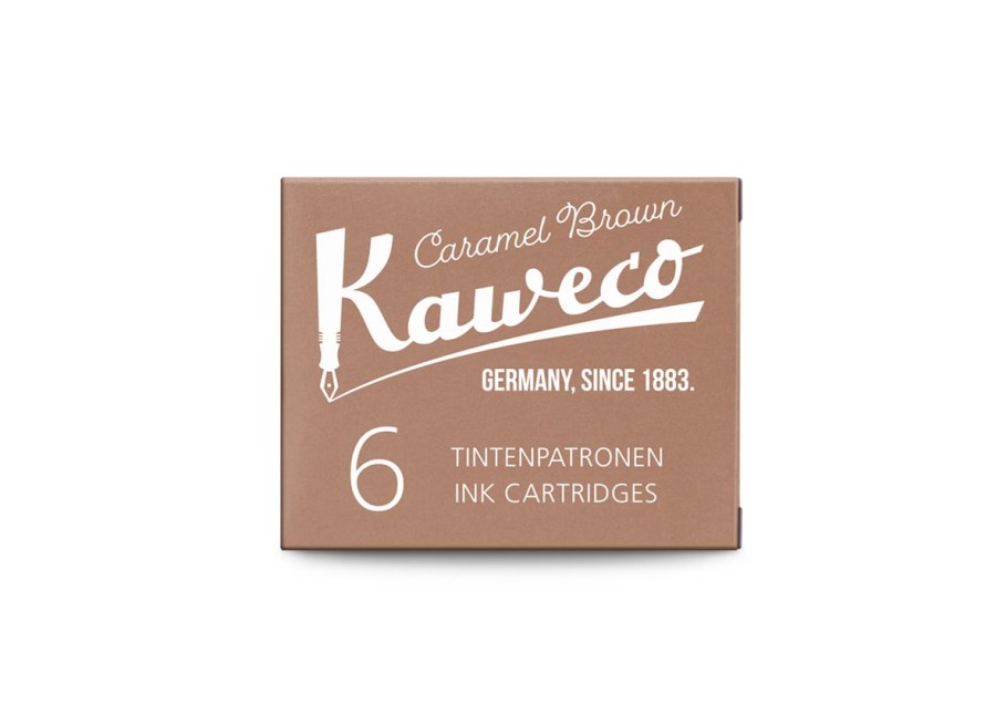 Accessories Kaweco | Kaweco Ink Cartridges 6-Pack Caramel Brown