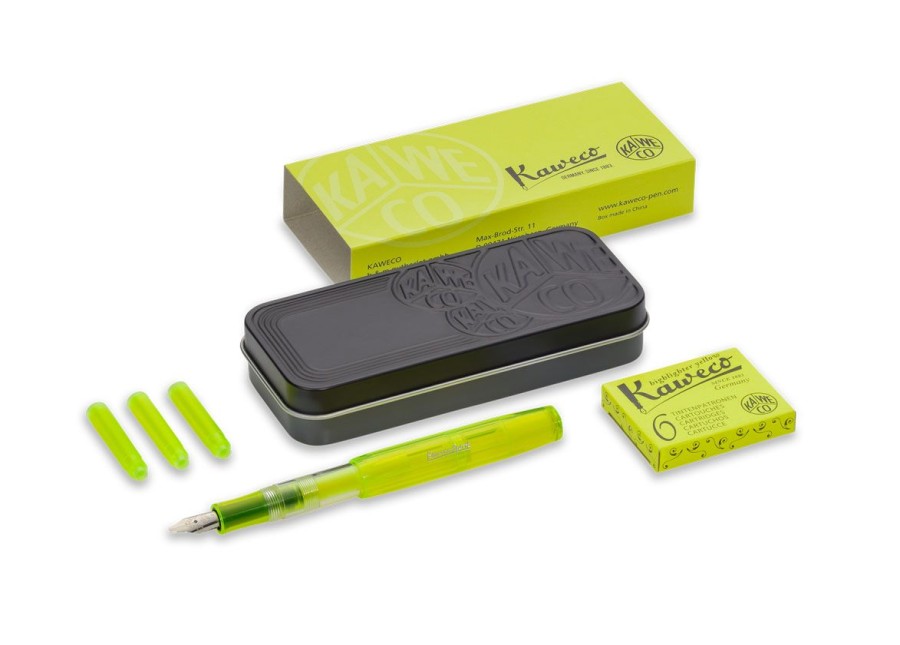 Pens Kaweco | Kaweco Glow Marker Set Yellow